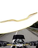 YSMOTO 7/8' 22mm Motorcycle Handlebar Cafe Racer Handlebar Universal Low Rise Bar for CRF KXF KLX DRZ KX RM YZ SX EXC XC 65 85 125 250 300 450 Dirt Bike Motocross ATV, GOLD