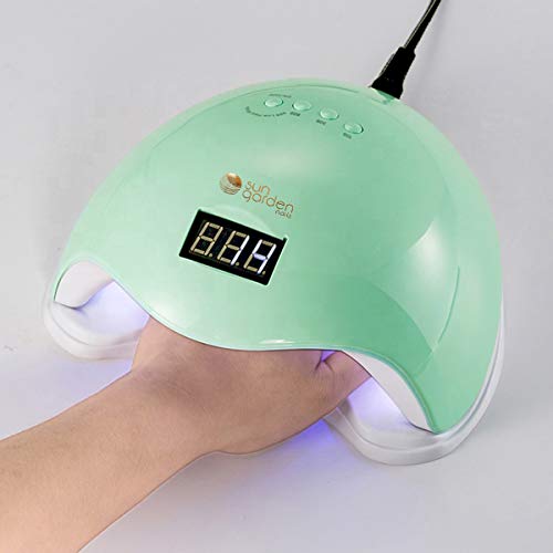LED/UV Lampe Sun5 grün 48W CCFL-LED, UV-Gerät, Dual LED Gerät mit Timer und Einschaltautomatik, Lichthärtungsgerät – Bild 4