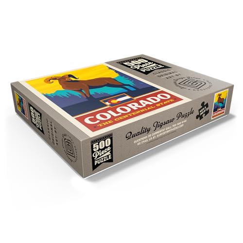 MyPuzzle Colorado: The Centennial State - Premium 500 Piece Jigsaw Puzzle for Adults by MyPuzzle.com - Image 3