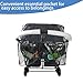 Miracle Baby Double Stroller Rain Cover, Universal Rain Cover for Double Stroller Side by Side, Twins Stroller Cover Baby Travel Weather Shields Fit Most Double Strollers, Baby Outdoor Accessories