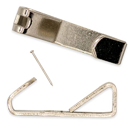 Image of 10-pc Picture Hangers Conventional Hooks 30 Pound Capacity