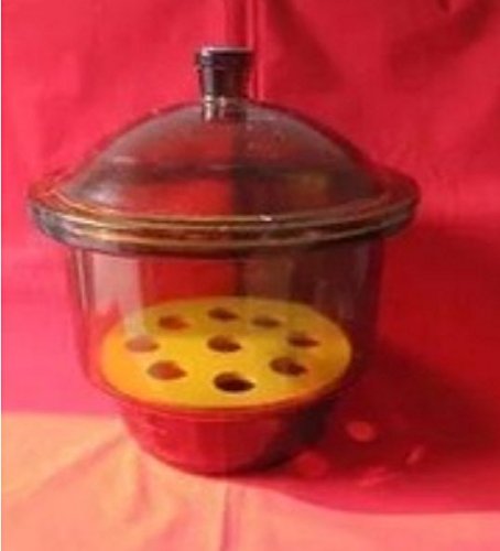 Dessiccateur pot verre marron Gowe 100mm pot laboratoire dessicateur linge déshydratation
