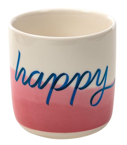 moses. Taza de café Happy de cerámica moderna sin asa, con impresión interior y exterior, taza de cerámica con degradado Dipdye, apta para lavavajillas y microondas, 300 ml moses. Taza de café Happy de cerámica moderna sin asa, con impresión interior y exterior, taza de cerámica con degradado Dipdye, apta para lavavajillas y microondas, 300 ml