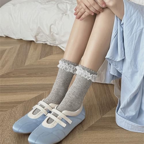 Mary Jane Flats Wide Toe Ballerina Flats with Double Straps Fancy Cute Ballet Sneakers for Woman Retro Low Top Soft Comfortable Ballet Shoes Dance Daily Dressy Lightweight Non-Slip Elegant Footwear3