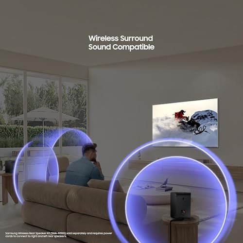 Image of Samsung 380 W True 3.1.2ch Soundbar with Dolby Audio | DTS Virtual:X | Q-Symphony | Center, Up-firing Speakers | HDMI ARC | Optical In | Bluetooth | USB | Wireless Subwoofer (HW-Q600F /XL, Titan Black)