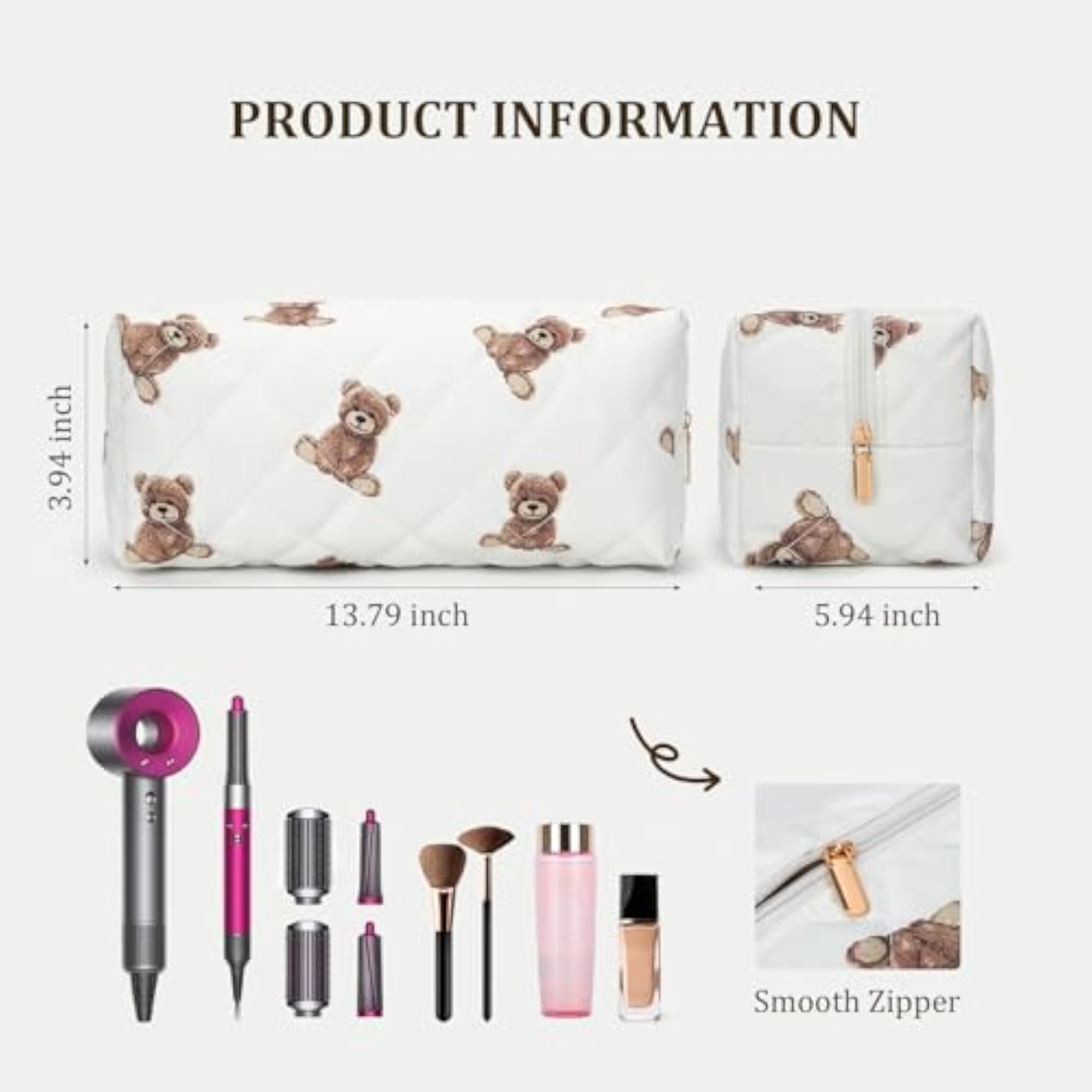 Hair Tools Travel Bag, Compatible with Dyson Airwrap
