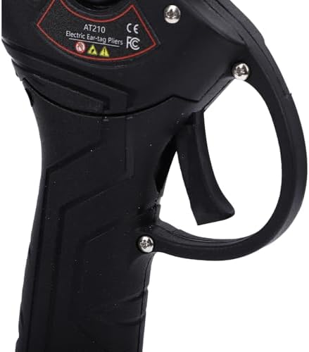 ciciglow Electric Automatic Rebound Ear Tag Applicator for Cattle Pig Sheep, Labor Saving Cordless Livestock Tagging Tool Black for Farm Use (US Plug) — view 6