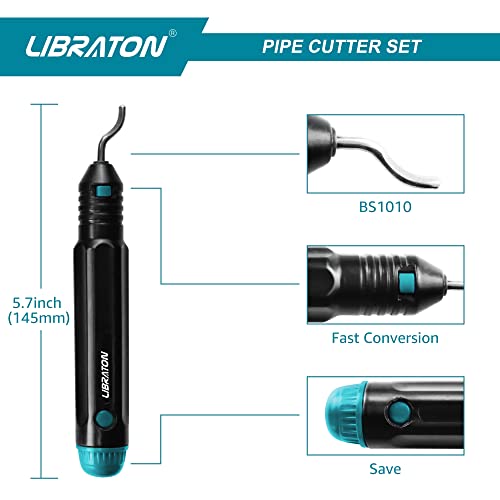 Libraton Copper Pipe Cutter, Tube Cutter (4-32mm), Stainless Steel Pipe Cutter Heavy-Duty - Image 3