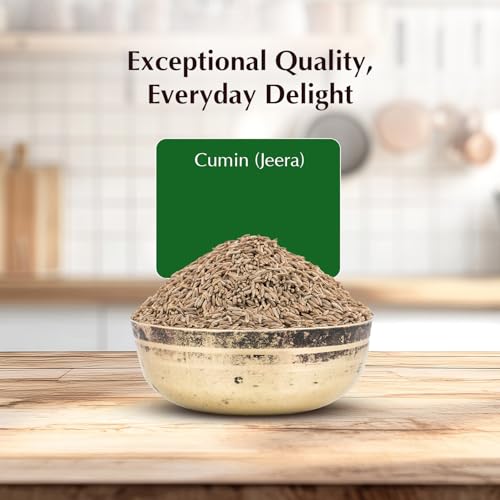 Image of Amazon Brand - Vedaka Cumin Whole | 500 g | Safed Jeera | No Added Colours or Preservatives