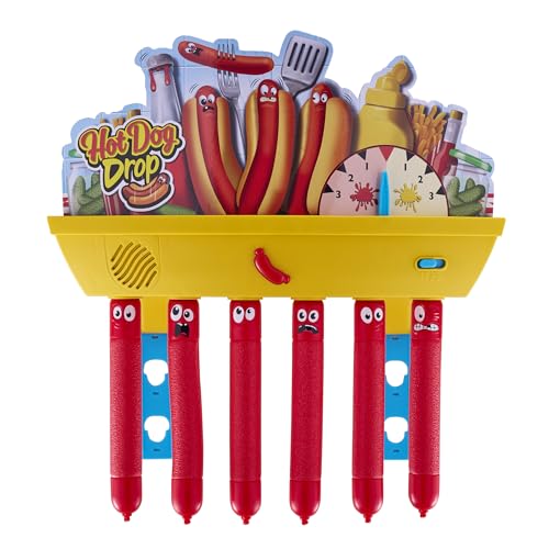 Hot Dog Drop - Electronic Baton Drop Reaction Game With Sound Effects For Whole Family. Sausage Catching Game For 5 Years And Up.