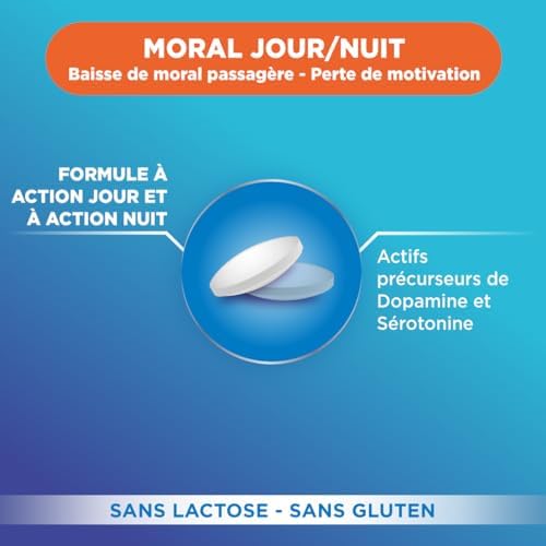 Forté Pharma Forté Zen Moral Jour Nuit - Complément alimentaire pour Améliorer la Moral et Motivation - Précurseurs de D