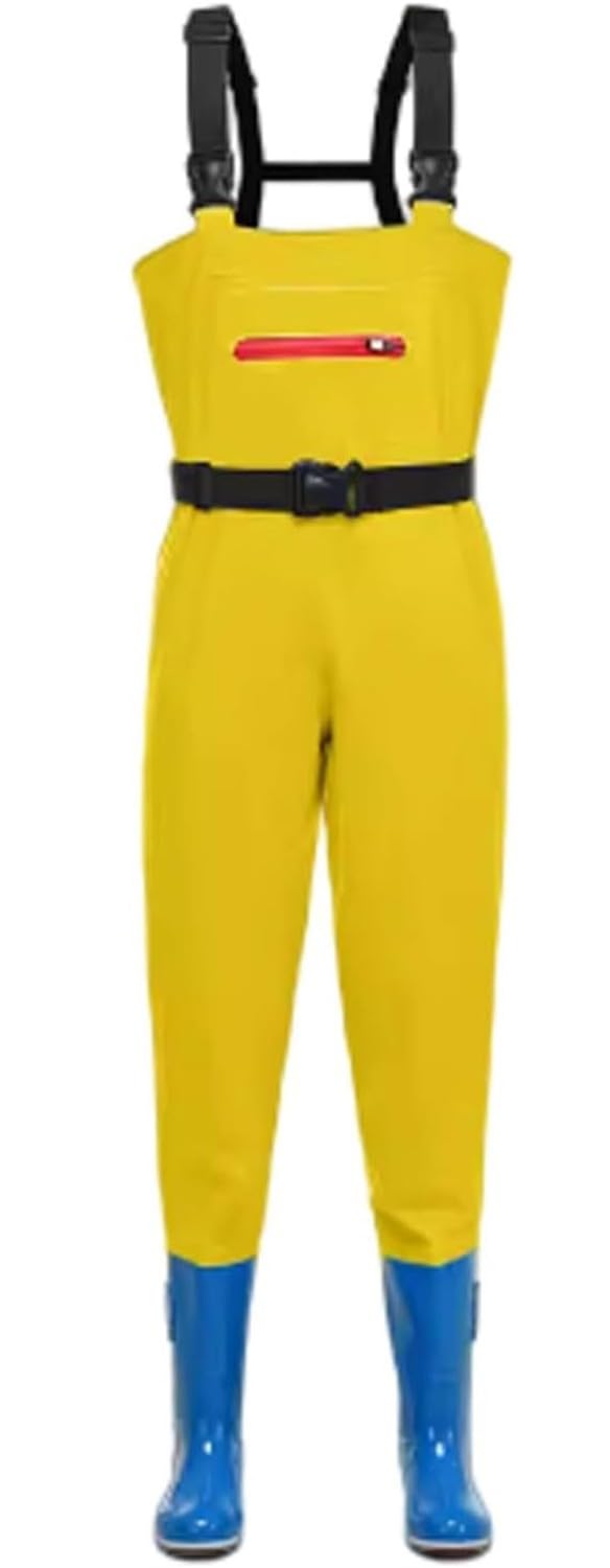 Trampolieri da Pesca per, Waders Pesca, Scafandro da Pesca, Waders Pesca da Uomo, Perfetta Come Muta da Pesca Waders, Impermeabile A in PVC, per da Uomo E Donna F,40
