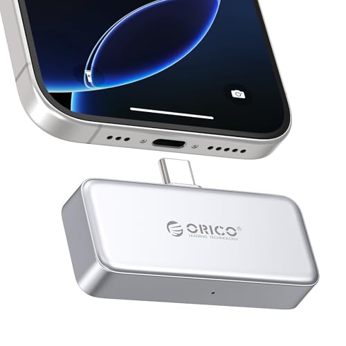 ORICO 1TB External SSD Up to 2000MB/s Direct Plug Design High-Speed Portable SSD with USB 3.2 Gen2x2 20Gbps Interface Reliable Storage for iPhone 17 Series Tablets Laptops - S20