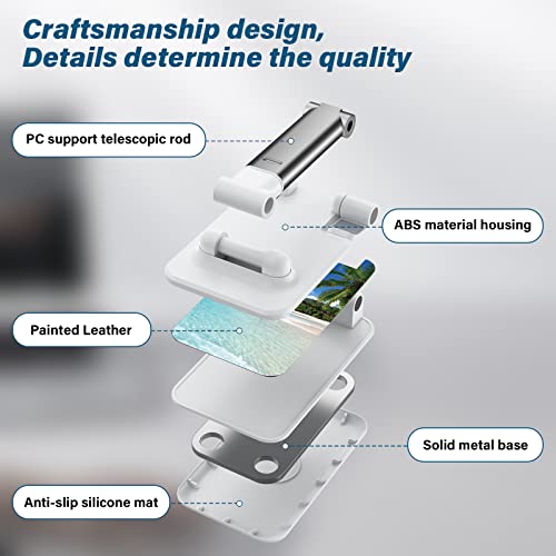 Image of Foldable Phone Stand for Desk, Adjustable Angle of View, Suitable for iPhone, Samsung and Other Smart Phones, Colorful Pattern, Portable Electronic Device Stand