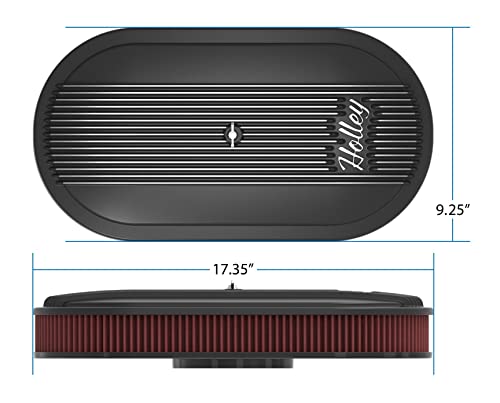 Holley 120-402 Vintage Oval Air Cleaner