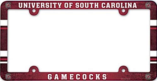 WinCraft South Carolina Gamecocks Plastic License Plate Frame