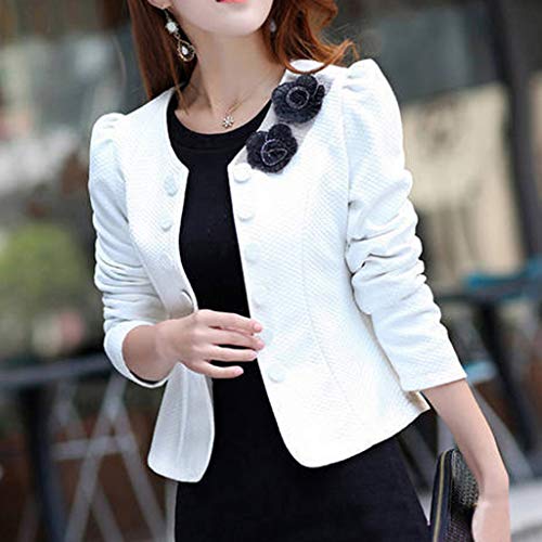 Womens Casual Blzers Plus Size Elegant Work Business Solid Color Work Suits Pockets Blazers2