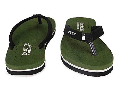 Image of DOCTOR EXTRA SOFT House Slipper for Women's Care Dr Orthopaedic Super Comfort Fitting Flat Cushion Chappal Flip-Flop for Ladies & Girl's