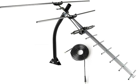 Complete Outdoor HDTV Antenna Kit - UHF/VHF/FM