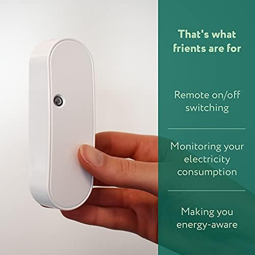 frient Smart Cable | Electricity Consumption Monitor | Remote On/off Switch for Home Automation | Connect to Conventional Cord | 16A | Zigbee | Works with SmartThings and Homey