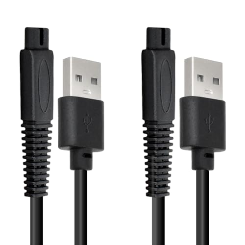 2PCS USB Charging Cable Compatible with Freebird Head Shaver, FlexSeries Shaver Charger Cord Replacment