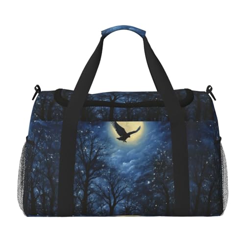 Night Sky print Weekender Overnight Carry On Bag Gym Luggage Bag Duffel Bag for Travel Women
