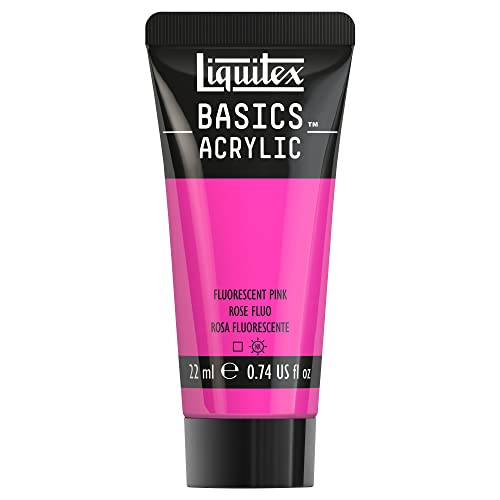 Liquitex Basics Acrylique Tube 22 ml Rose Fluorescent ROW