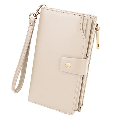 Uromee Wallet Women Vegan Leather RFID Blocking Large Ladies Wristlet Purse Card Holder Organizer Clutch2
