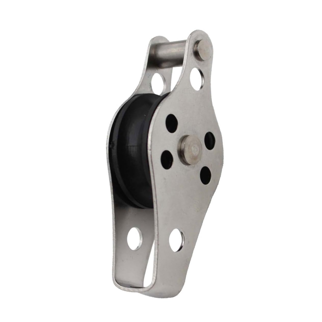 CHILDWEET Nylon Rope Pulley Wire Rope Pulley Crane Wheel Pulley Lift Tools Pullies Boat Pulley Rolling Cart Accessories Pulley Block Marine Pulley Pully Pulley Swivel Stainless Steel Pulley