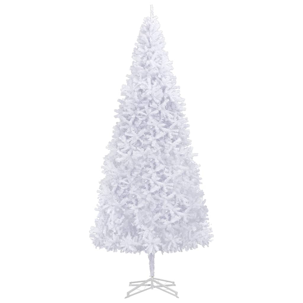 Canditree5m/16.4ft Artificial Christmas Tree, Xmas Pine Tree with Stand, Holiday Decorations for Indoor (White)