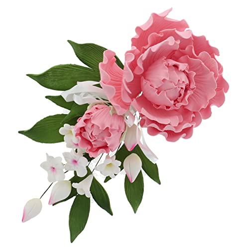 Cake Flowers – Gumpaste Flower for Cakes - Pink Peony