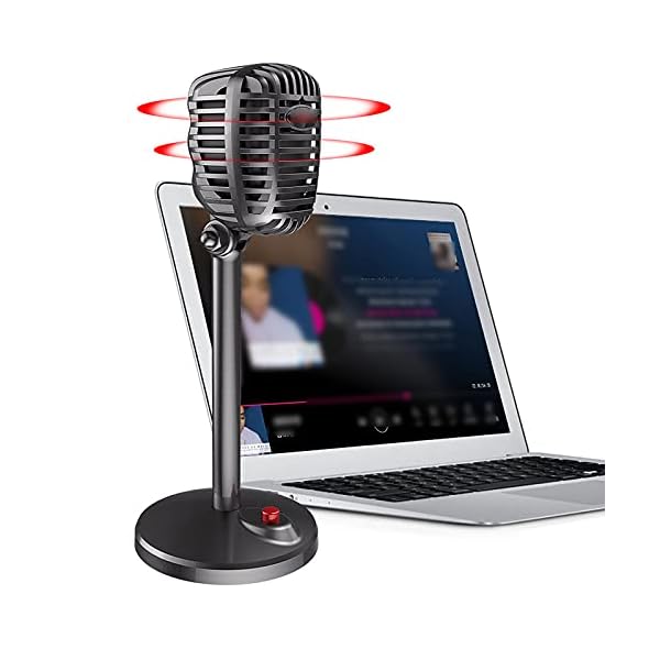 Konferenz-USB-Mikrofon, 58Db ± 3Db Tragbares Hochempfindliches 360 ° -Sound Pickup Skid-Proof Desktop-Konferenzmikrofon… – Bild 7