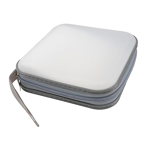 HOODANCOS Capacity CD Holder Pouch Portable Disc Storage Case for Travel Home Sleek Organizer for Dvds Movies and Music Discs Lightweight Scratch Resistant Design