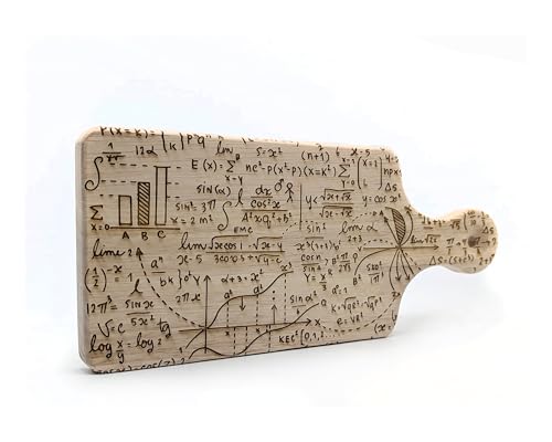 Tabla de Cortar Grabada con Ecuaciones Matemáticas | Ciencia, Matemáticas, Biología y Química | Excelente Idea de Regalo miniatura 2