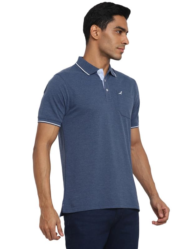Image of AMERICAN CREW Polo Collar T-Shirt for Men with Pocket