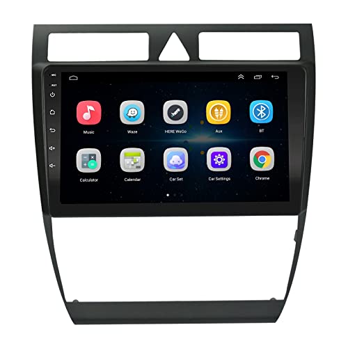 EZoneTronics Carplay Radio Android Auto Radio para Audi A6 C5 1997-2004 S6 1999-2004 con Pantalla táctil de 9 Pulgadas de navegación GPS de Alta definición Bluetooth USB WiFi Player 1G RAM + 32G ROM