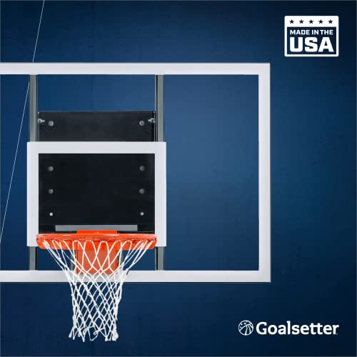 Goalsetter 54" Baseline Tempered Glass Backboard Basketball Hoop with HD Breakaway Rim - Thumbnail 3