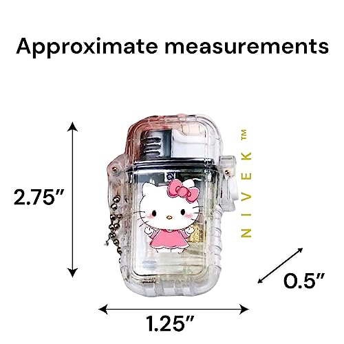 Encendedor Transparente Kulomi Kitty Cat Kawaii miniatura 4