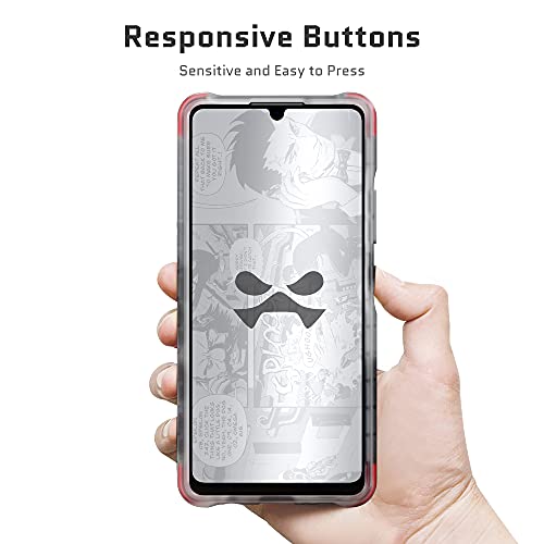 Image of Ghostek COVERT Galaxy A42 5G Case with Clear Slim Fit Design and Anti-Slip Grip Bumper Premium Shockproof Protection Thin Protective Phone Covers Designed for 2021 Samsung Galaxy A42 5G (6.6 inch) (Clear)