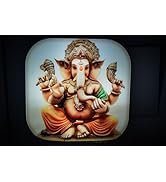 Hoard Polycarbonate Devine Series Night Lamp | Lord Ganesha Blessings 0.5W Led Plug-In Night Lamp...