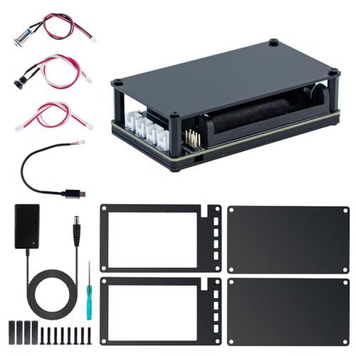 LAFVIN Uninterruptible Power Supply (UPS) Module for Raspberry Pi/Jetson Nano Supports Charging and Power Output at The Same Time 3S & 5V 5A Output