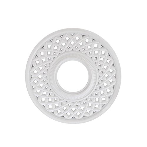 Image of Westinghouse Lighting 7771100 16-Inch White Finish Botino Ceiling Medallion