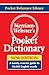 Merriam-Webster's Pocket Dictionary, Newest Edition, (Flexi Paperback) (Pocket Reference Library)