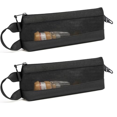 工具バッグ ツールバッグ 小型 工具入れ 透明窓 携帯便利 2個入り ブラック