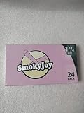 SmokyJoy 48 Pack 1 1/4 Size Cones - Papers Cone - Cones with Filter Tips and Packing Tubes Included, Pink