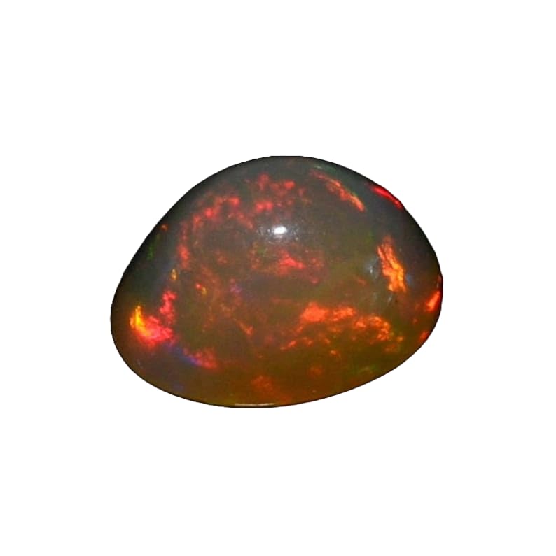 Opale éthiopienne naturelle cabochon ovale 6,5 x 8,7 mm pierre en vrac