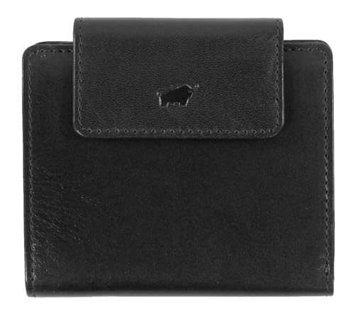 Braun Büffel Arezzo porte-monnaie cuir 10.5 cm en cuir véritable de buffle
