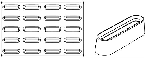 Amazon | Pavoni PX036 Pavoflex Flexible Non-Stick Mould Indented
