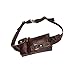 HUAMEIBANG Genuine Leather Waist Packs Fanny Pack for Men Women Travel Outdoor Cell Phone Purse Wallet Pouch (Coffee)