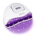 150W UV LED Nail Lamp, Professional Nail Dryer Gel Nail Polish Fast Curing Light with 4 Timer Setting Auto Sensor, Nail Art Accessories Kit Manicure Pedicure Tool for Home Salon Fingernail Toenail